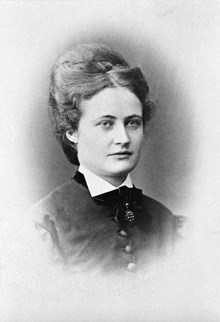 Porträtt av Anna Sandström, grundare av Anna Sandströms skola