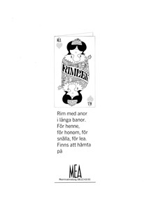 Annons för rimstuga från MEA