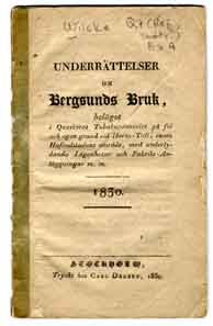 [Bergsunds bruk historia] Underrättelser om Bergsunds bruk beläget i Qvarteret Tobaksspinneriet på fri och egen grund vid Horns-Tull, inom hufvudstadens område, med underlydande lägenheter och fabriks-anläggningar m.m.