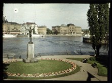 Från Norrbro mot Solsångaren på Strömparterren