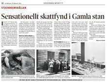 Sensationellt skattfynd i Gamla stan