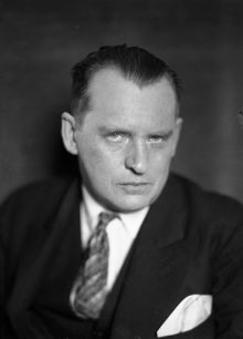 Porträtt av Alexander Aljechin, världsmästare i Schack. (Världsmästare mellan 1927 och 1946 med avbrott ca 1935-37)