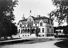 Exteriör av Blackebergs gård. Ljunglöfs villa