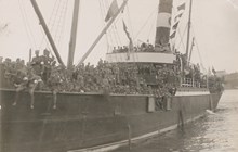 Svenska brigaden återkommer till Stockholm 1918 