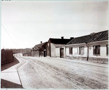 Fatbursgatan västerut. I bakgrunden Tantolunden