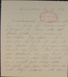 Ruth ber om amtjänst vid Allmänna barnhuset