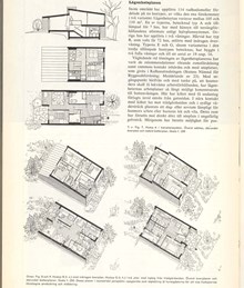 Hyresradhus i Bagarmossen – artiklar ur "Byggmästaren" 1956