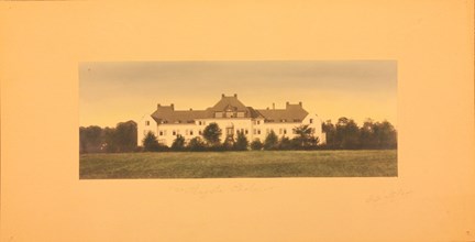 Fotografi, kolorerat, på Slagsta skolhem