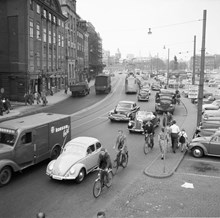 Trafik på Skeppsbron