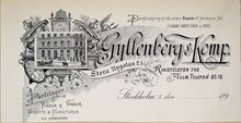 Brevhuvud. Gyllenberg & Komp. Urmakeri.