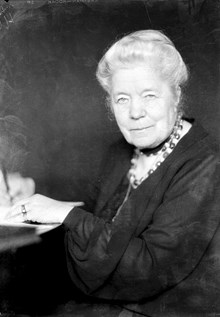 Porträtt av författarinnan Selma Lagerlöf