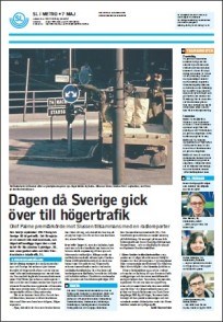 Dagen då Sverige gick över till högertrafik