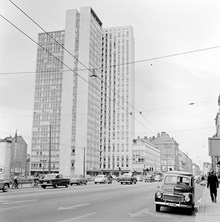 Götgatan norrut mot Skånegatan och Skattehuset