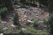 Gravfält från bronsålder och vikingatid, Spånga 134:1, i Akalla.