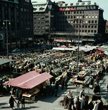 Hötorget mot varuhuset PUB och Kungsgatan