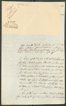 Maria Christina Lindströms supplik till Handelskollegiet.