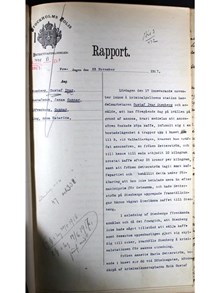 "Äfven detta kaffe anhölls och fördes till detektivstationen..." - polisrapport 1917