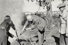 Luftskyddsövning pågår