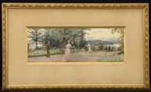 "Till minne av sommaren 1890" - tennisspelande sällskap på Björnholmen i Mälaren 