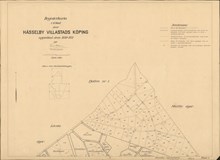 Registerkarta över Hässelby Villastads köping 1930-1931 i 6 blad