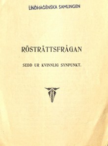 Kvinnor kräver rösträtt - 1905