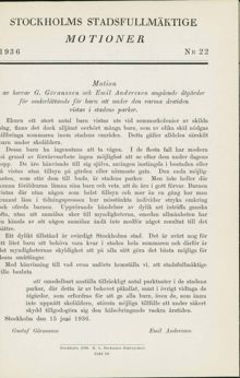 Medborgarförslaget som blev startskottet till parkleken i stockholm