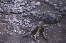 Stensättning, anläggning nummer 50, fornlämning RAÄ 143 i Spånga socken