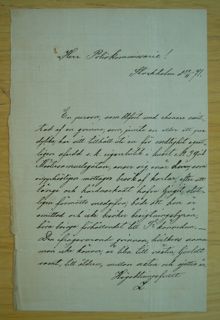 Anonym angivelse av ung kvinna till polisens prostitutionsavdelning