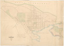 1850 års karta över Ladugårdslandet