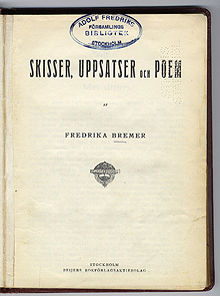 Vid 40 år. / Fredrika Bremer