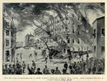 Kamratföreningen Röde Hanen, Den stora branden på söder 1906