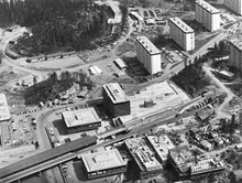 Flygfoto över Bredäng