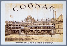 Reklamtryck. Cognac. Berns Salonger