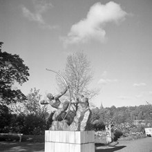 Prins Eugens Waldemarsudde. Antoine Bourdelles (1861-1929) skulptur "Den bågspännande Herakles".
