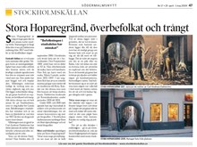 Stora Hoparegränd, överbefolkat och trångt