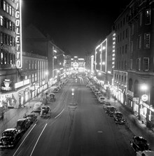 Kungsgatan österut från Kungsgatan 16 och 19