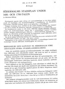 Södermalms stadsplan under 1600- och 1700-talen / Marianne Råberg
