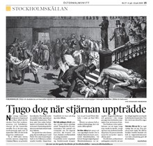 Tjugo dog när stjärnan uppträdde