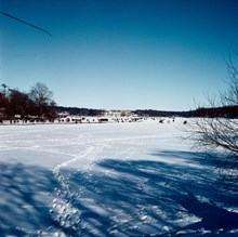 Djurgårdsbrunnsviken österut mot Sjöhistoriska Museet