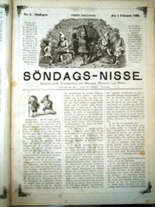 Söndags-Nisse, Illustrerat Veckoblad för Skämt, Humor och Satir, Nr 5, den 4 februari 1866