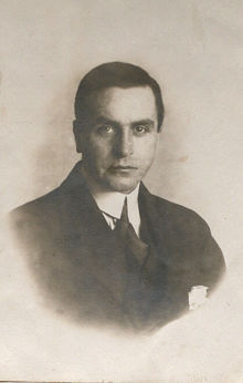 Porträttfoto av Axel Esbensen, cirka 1918-1919