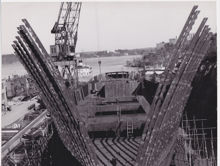 Sveabolagets nybygge vid Finnboda Varf i Nacka