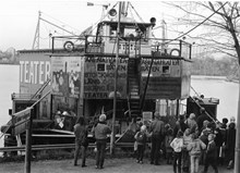 Teaterbåt i Gröndal 1984