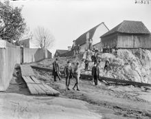 Bergssprängare gränd mot öster från Renstjernasgatan.