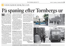 På spaning efter Tornbergs ur