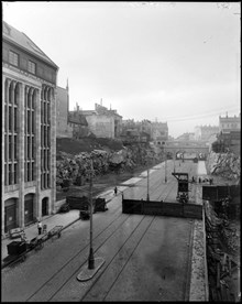 Kungsgatan västerut från Norrlandsgatan