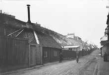 Saltmätargatan sedd norrut från Kungstensgatan