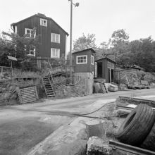 Långholmen. Byggnader vid Mälarvarvet