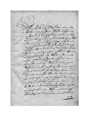 Handskriven text i skrivstil