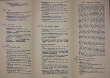 ”The Gourmet's Guide” – broschyr Stockholms Turisttrafikförbund 1939 